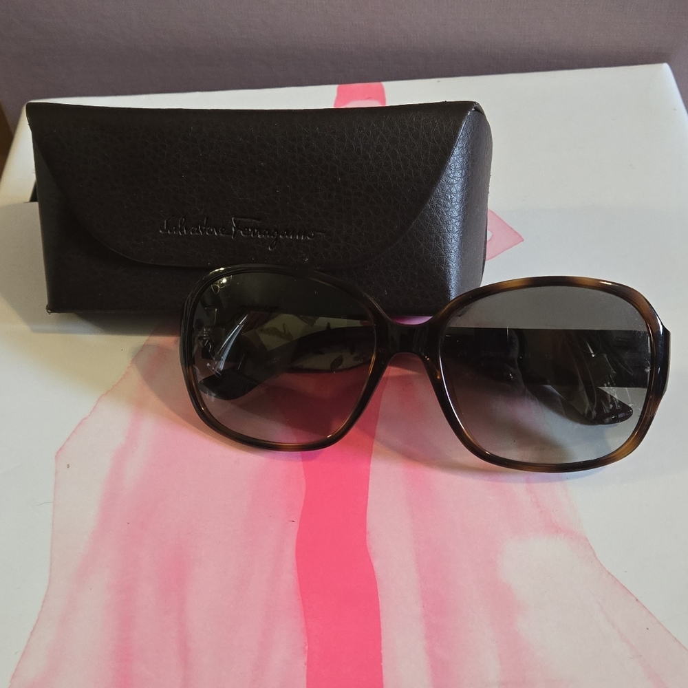 Salvatore Ferragamo SF603 S Brown Sunglasses